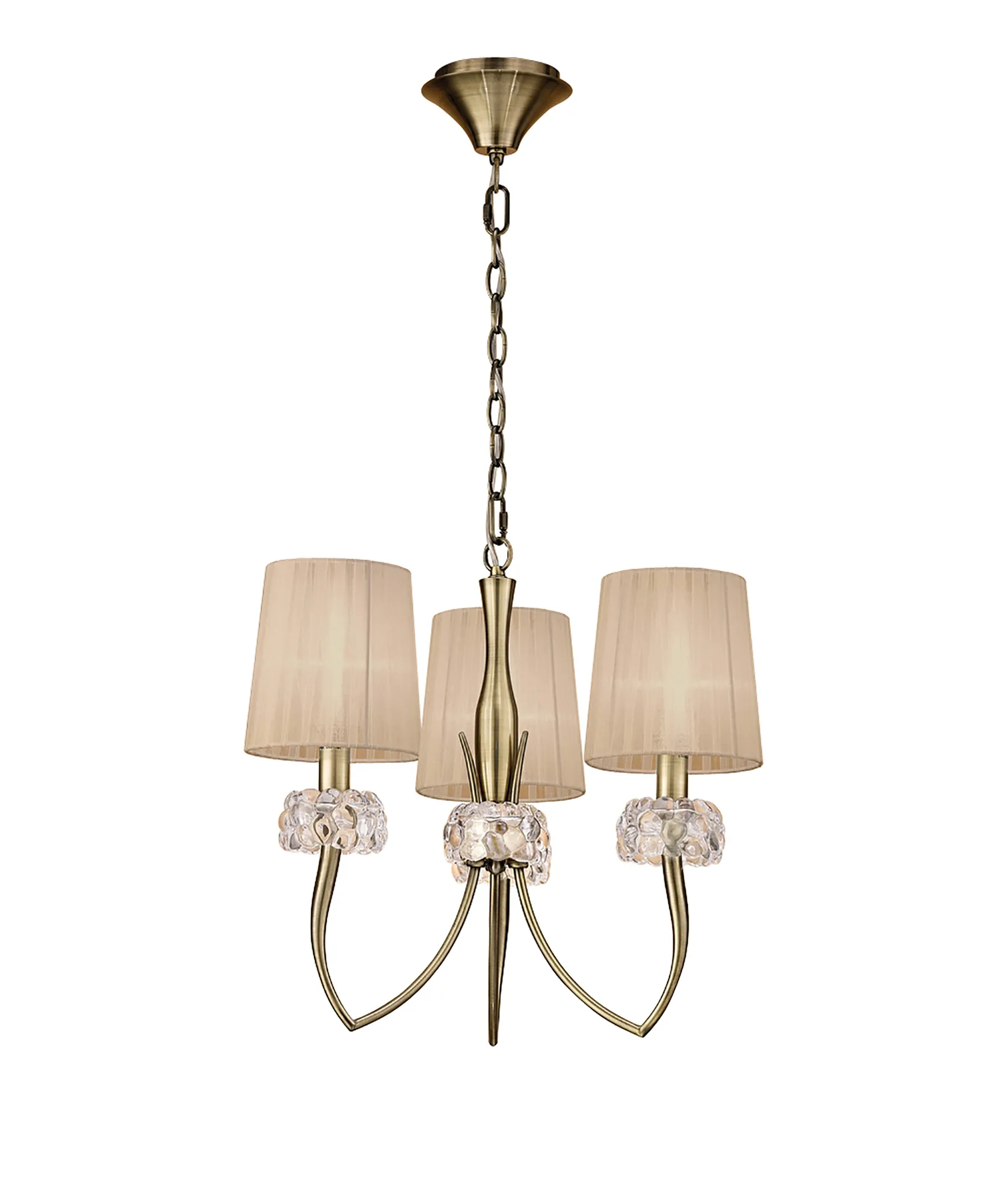 M4633AB/SB  Loewe AB Pendant 3 Light